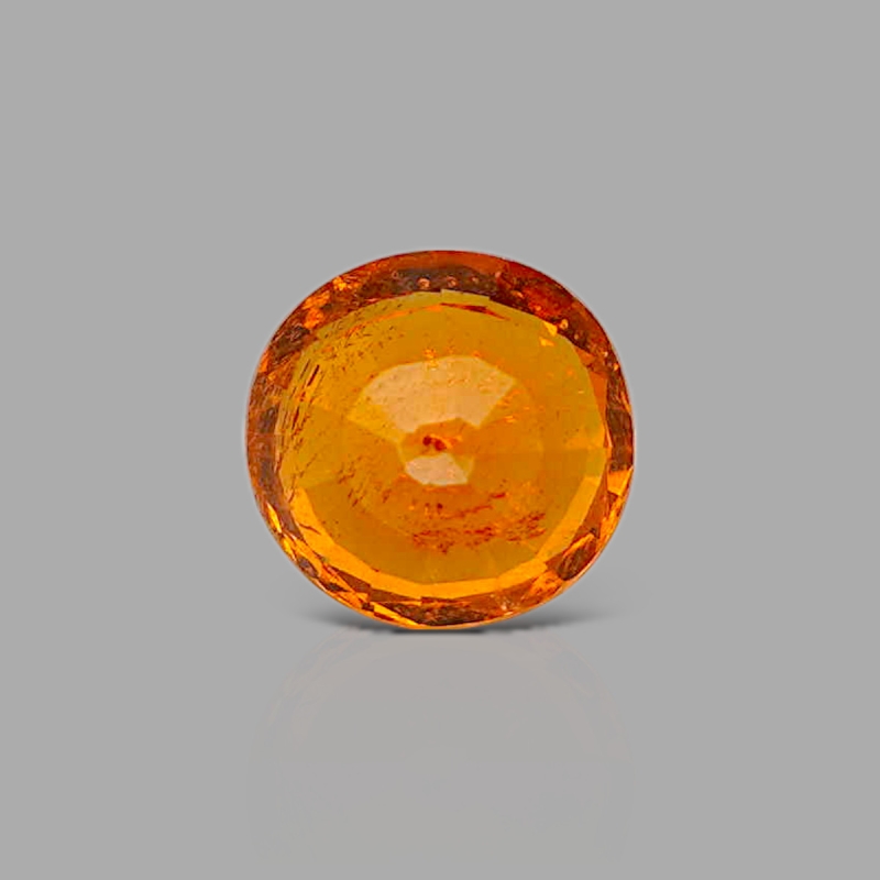 Spessartite Garnet 7.22x7.05mm Faceted Oval A+ Grade Loose Gemstone - 157571