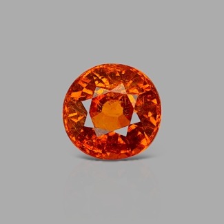 Spessartite Garnet 7.22x7.05mm Faceted Oval A+ Grade Loose Gemstone - 157571