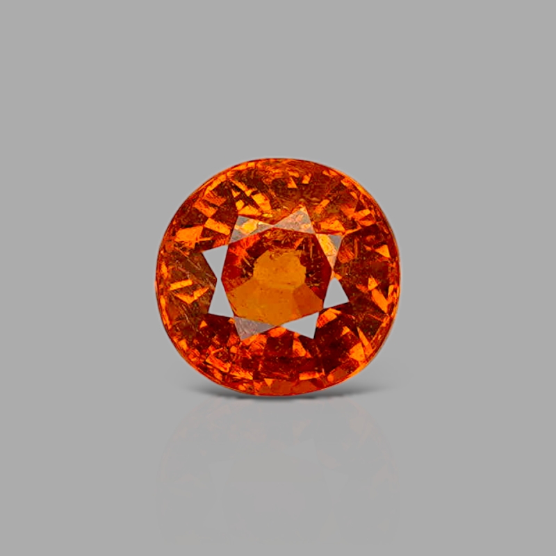 Spessartite Garnet 7.22x7.05mm Faceted Oval A+ Grade Loose Gemstone - 157571