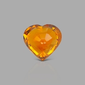 Spessartite Garnet 7.16mm Faceted Heart AAA Grade Loose Gemstone - 157575