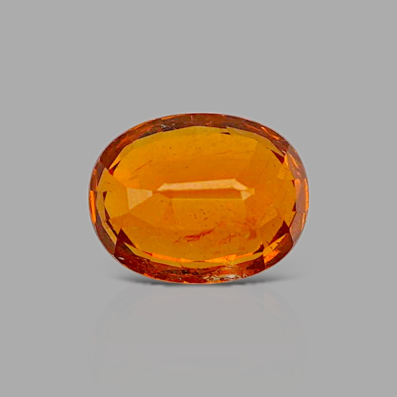 Spessartite Garnet 8.48x6.59mm Faceted Oval AA Grade Loose Gemstone - 157578