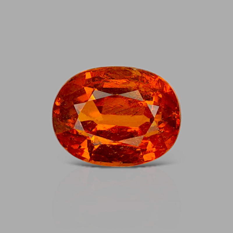 Spessartite Garnet 8.48x6.59mm Faceted Oval AA Grade Loose Gemstone - 157578