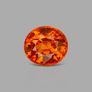 Spessartite Garnet 7.92x7.18mm Faceted Oval AA Grade Loose Gemstone - 157594