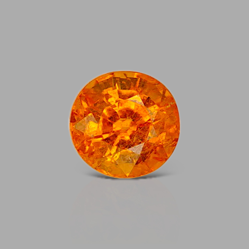 Spessartite Garnet 6.69x6.52mm Faceted Oval A Grade Loose Gemstone - 157596