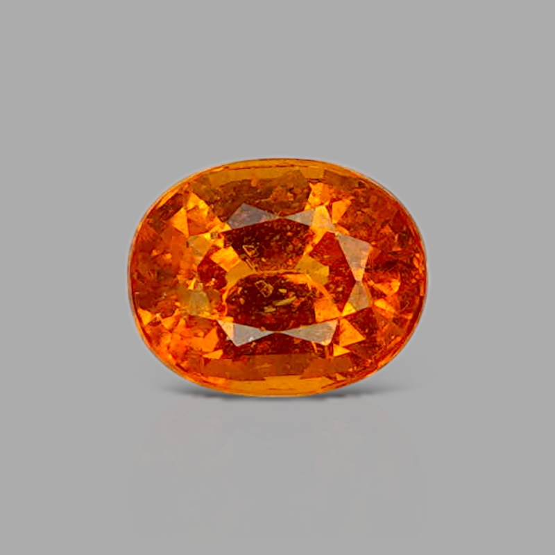 Spessartite Garnet 7.10x5.64mm Faceted Oval A+ Grade Loose Gemstone - 157597