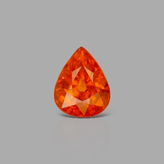 Spessartite Garnet 8.35x6.69mm Faceted Pear A+ Grade Loose Gemstone - 157598