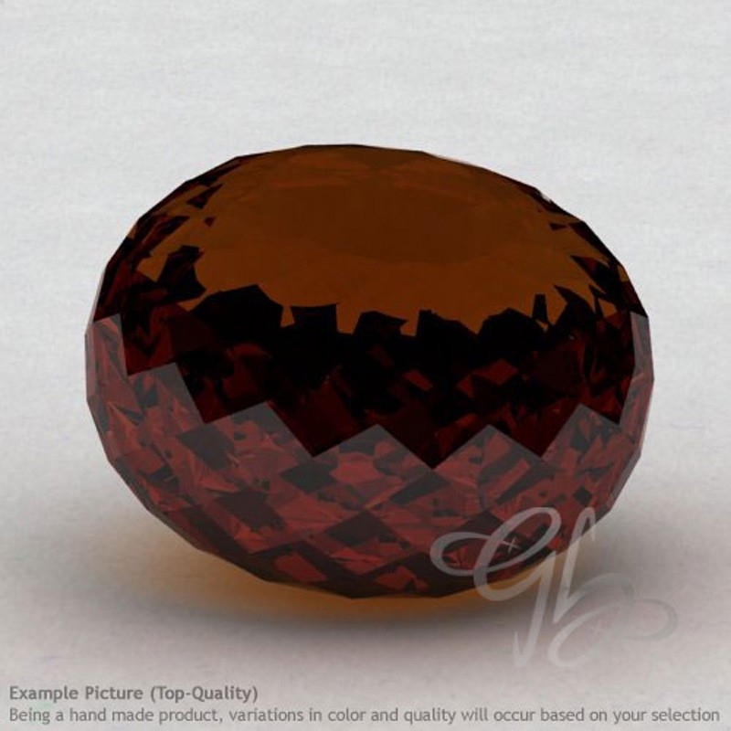 Cognac Quartz Rondelle Shape Calibrated Beads