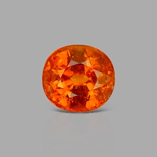 Spessartite Garnet 6.96x6.45mm Faceted Oval A Grade Loose Gemstone - 157599