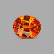 Spessartite Garnet 7.35x6.06mm Faceted Oval AA+ Grade Loose Gemstone - 157606