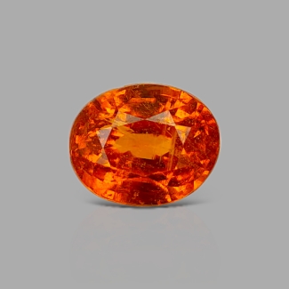 Spessartite Garnet 8.10x6.61mm Faceted Oval A+ Grade Loose Gemstone - 157611
