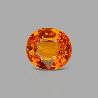 Spessartite Garnet 6.93x6.37mm Faceted Oval AA Grade Loose Gemstone - 157612