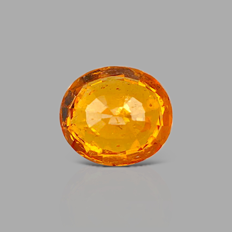 Spessartite Garnet 8.01x7.07mm Faceted Oval AA Grade Loose Gemstone - 157614