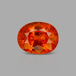 Spessartite Garnet 8.421x6.62mm Faceted Oval A+ Grade Loose Gemstone - 157616