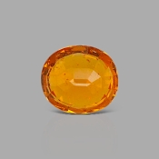 Spessartite Garnet 7.98x7.06mm Faceted Oval AA+ Grade Loose Gemstone - 157627