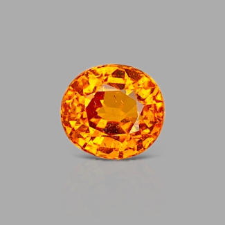 Spessartite Garnet 6.24x5.71mm Faceted Oval AA Grade Loose Gemstone - 157668