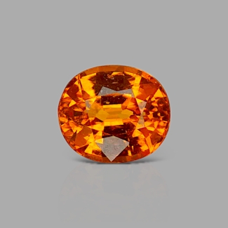 Spessartite Garnet 6.97x6.05mm Faceted Oval AA+ Grade Loose Gemstone - 157671