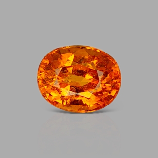 Spessartite Garnet 6.53x5.28mm Faceted Oval A+ Grade Loose Gemstone - 157672