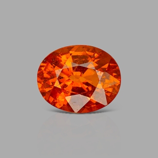 Spessartite Garnet 7.79x9.58mm Faceted Oval AA Grade Loose Gemstone - 153637