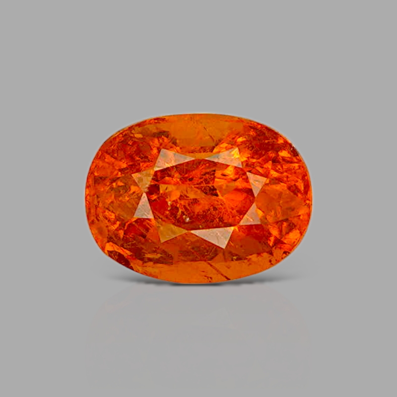 Spessartite Garnet 8.29x6.20mm Faceted Oval A+ Grade Loose Gemstone - 157618