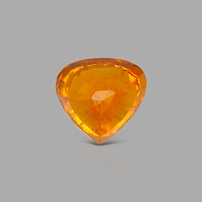 Spessartite Garnet 6.99mm Faceted Heart A+ Grade Loose Gemstone - 157579