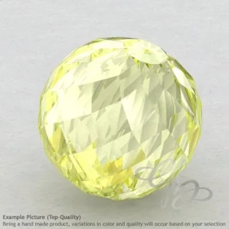 Lemon Quartz Round Shape Calibrated Beads
