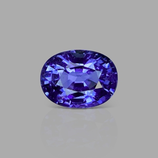 Blue Sapphire 9.46x7.14mm Faceted Oval AA+ Grade Loose Gemstone - 157682