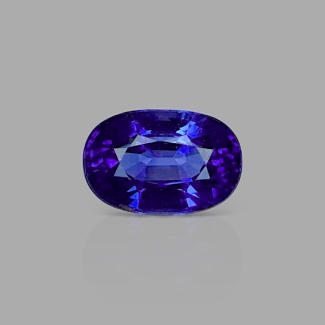 Blue Sapphire 7.47x5mm Faceted Oval AAA Grade Loose Gemstone - 157660