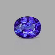 Blue Sapphire 8.62X7.01mm Faceted Oval AAA Grade Loose Gemstone - 157680