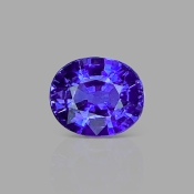 Blue Sapphire 7.02x5.91mm Faceted Cushion AAA+ Grade Loose Gemstone - 157685