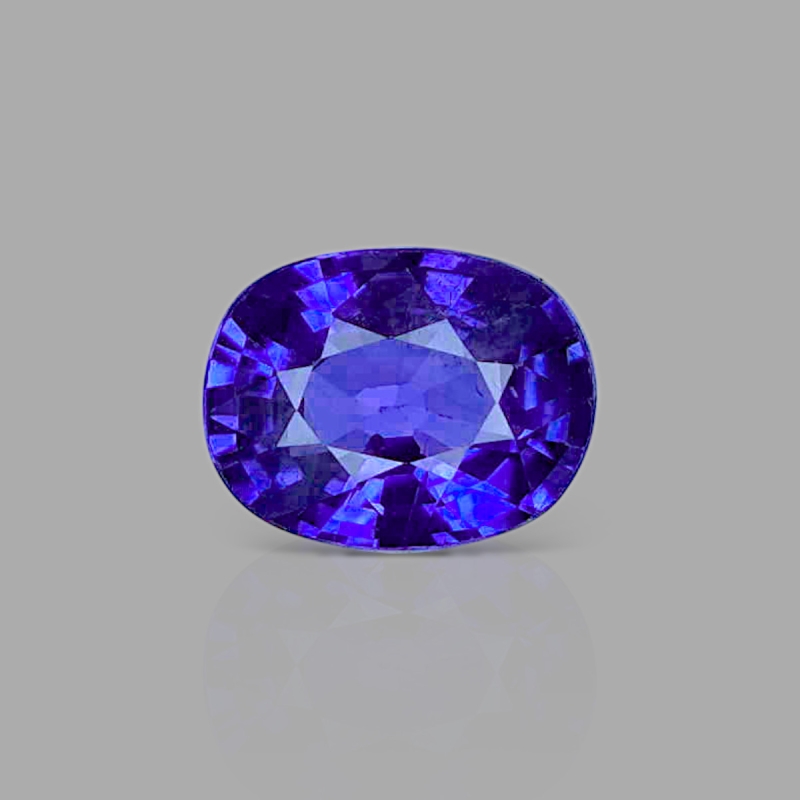 Blue Sapphire 7.33x5.69mm Faceted Cushion AA+ Grade Loose Gemstone - 157678