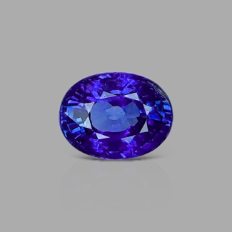 Blue Sapphire 5.47x7.15mm Faceted Oval AAA Grade Loose Gemstone - 153654