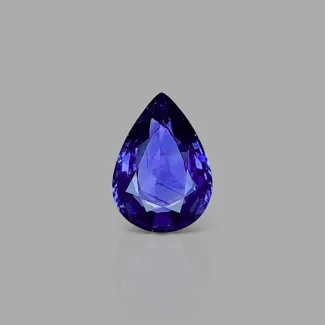 Blue Sapphire 5.08X7.11mm Faceted Pear AAA Grade Loose Gemstone - 153581