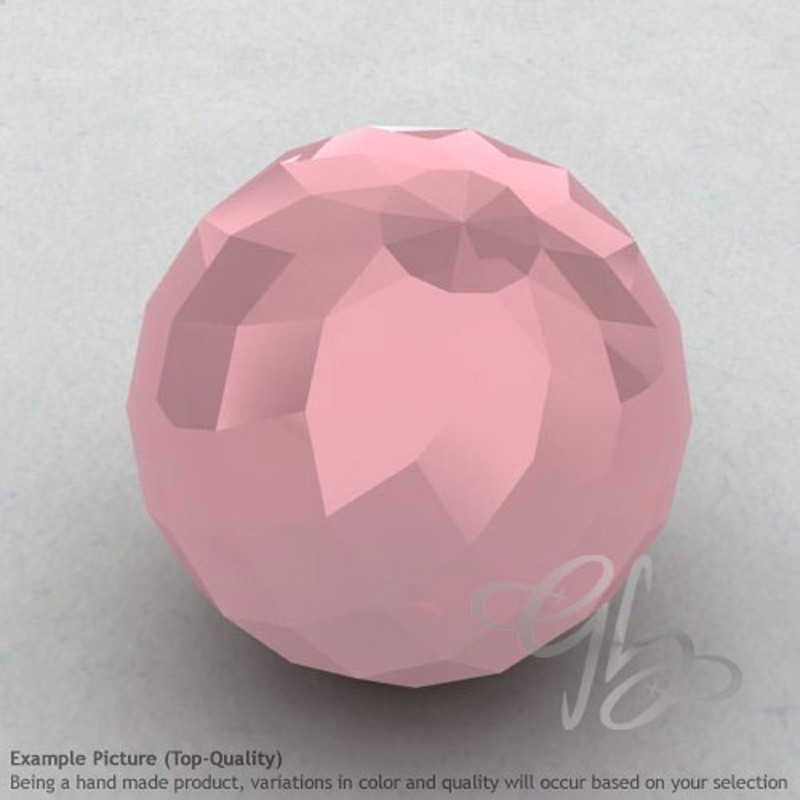 Pink Chalcedony Round Shape Calibrated Beads