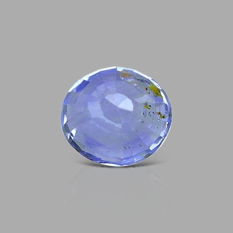 Blue Sapphire 8.29x7.57mm Faceted Oval AA Loose Gemstone - KS021-181225
