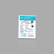 Blue Sapphire 8.29x7.57mm Faceted Oval AA Loose Gemstone - KS021-181225