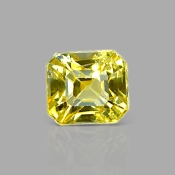 Yellow Sapphire 6.13x5.45x4.60mm Step Cut Octagon AA+ Loose Gemstone - 181906