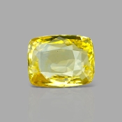 Yellow Sapphire 10.95X8.55X4.90mm Faceted Cushion AAA Loose Gemstone - 181858