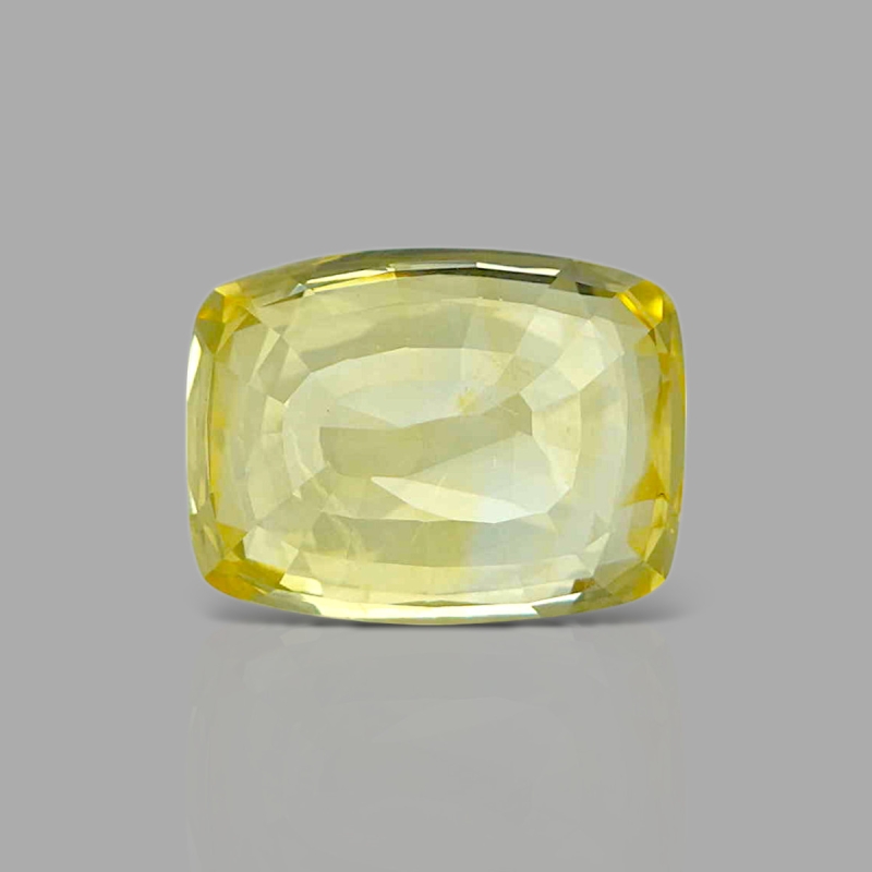 Yellow Sapphire 11.85X8.95X5.40mm Faceted Cushion AAA Loose Gemstone - 181857