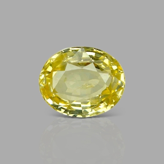 Yellow Sapphire 11.11X9.12X4.90mm Faceted Oval AA+ Loose Gemstone - 181848