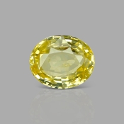 Yellow Sapphire 11.11X9.12X4.90mm Faceted Oval AA+ Loose Gemstone - 181848