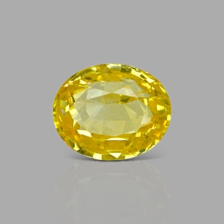 Yellow Sapphire 10.95X8.94X6.50mm Faceted Oval AA+ Loose Gemstone - 181847