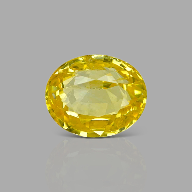 Yellow Sapphire 10.95X8.94X6.50mm Faceted Oval AA+ Loose Gemstone - 181847
