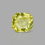Yellow Sapphire 9.08X8.30X6.30mm Step Cut Octagon AA+ Loose Gemstone - 181852