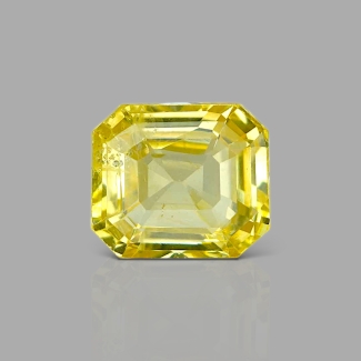 Yellow Sapphire 10.12X8.80X5.80mm Step Cut Octagon AA+ Loose Gemstone - 181854