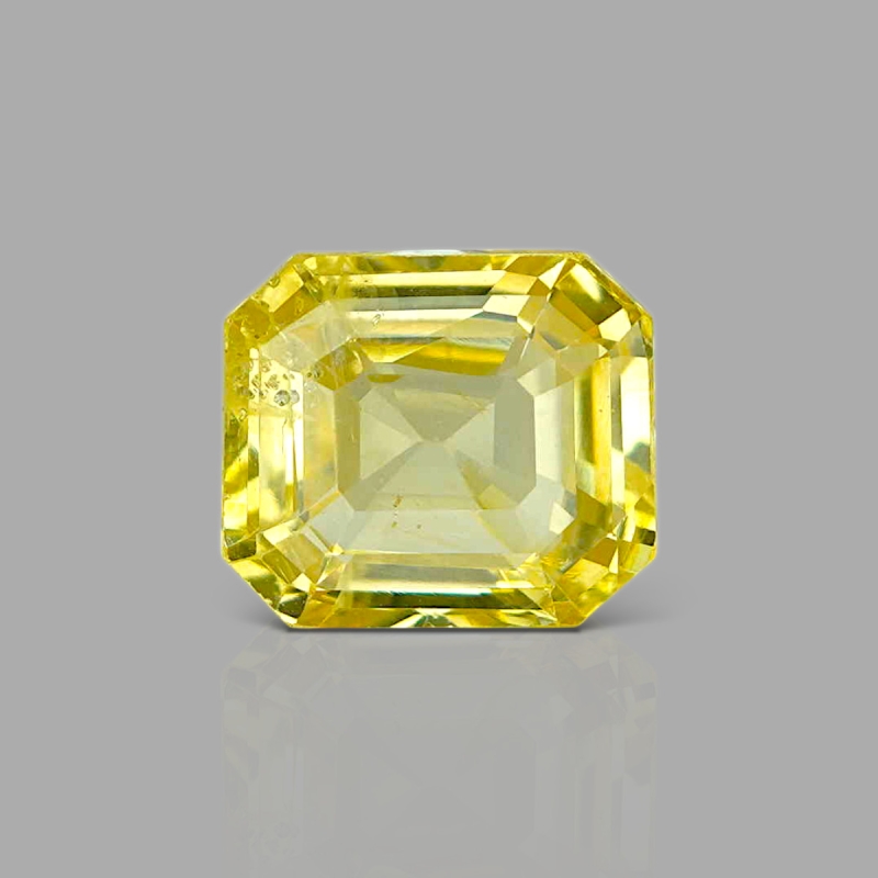 Yellow Sapphire 10.12X8.80X5.80mm Step Cut Octagon AA+ Loose Gemstone - 181854