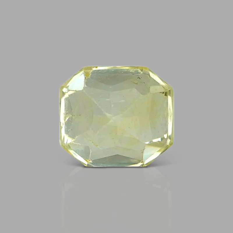 Yellow Sapphire 9X7.90X8.10mm Step Cut Octagon AA Loose Gemstone - 181846
