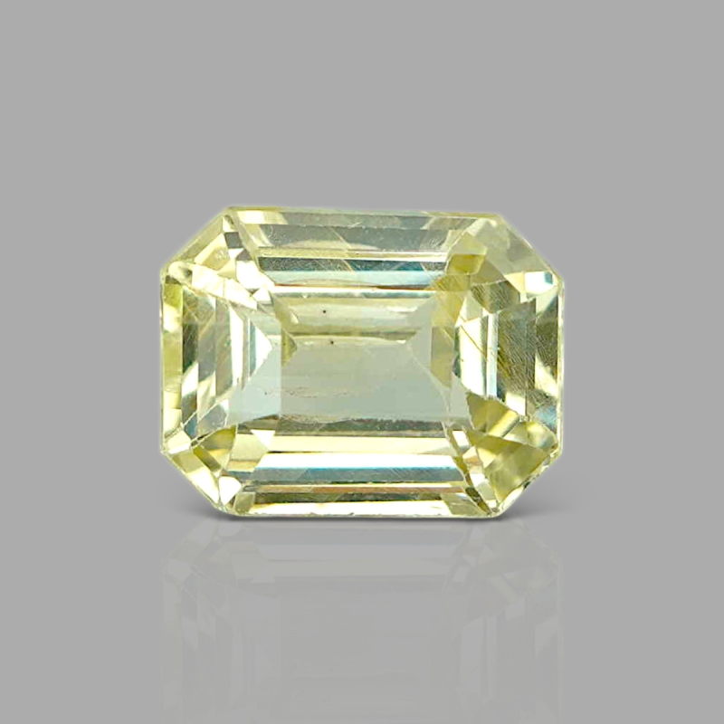 Yellow Sapphire 10.35X7.98X5.70mm Step Cut Octagon AA Loose Gemstone - 181845