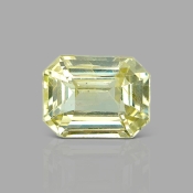 Yellow Sapphire 10.35X7.98X5.70mm Step Cut Octagon AA Loose Gemstone - 181845