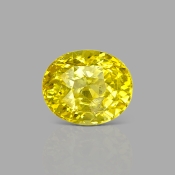Yellow Sapphire 10.01X8.32X7mm Faceted Oval AA Loose Gemstone - 181751