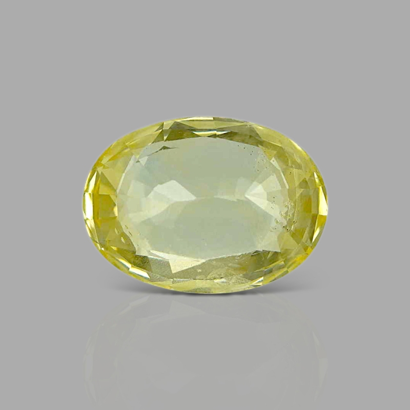 Yellow Sapphire 11.98X8.66X5.90mm Faceted Oval AA+ Loose Gemstone - 181772